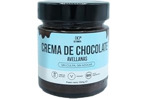 KETONICO Crema de Chocolate y Avellanas Sin Gluten, Sin Azúcares Añadidos, Sin Lactosa, Vegano, Sin OMG