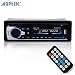 Produktbild AGPtEK Autoradio USB/MP3 Player/AUX Anschluss/TF-Karte mit Bluetooth und Mikrofon inkl. Fernbedienung 12V
