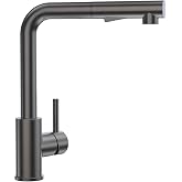 CECIPA High Pressure Kitchen Faucet with Extendable Sprayer, Single Lever Mixer Tap with 2 Spray Types, 360&deg; Swivel Kitchen F
