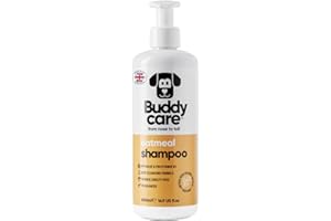 Buddycare Champú de Avena para Perros | Champú para Perros con Piel irritada | Aliviante y rehidratante | Contiene Aloe Vera y B5 (500ml)