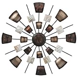 Form: rund Boltze Wand Dekoration Bild Deko Kunst Schlaf Gäste Zimmer Behang braun beige rund 4679400