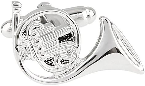 VcufflinksFrench Horn Pair Cufflinks