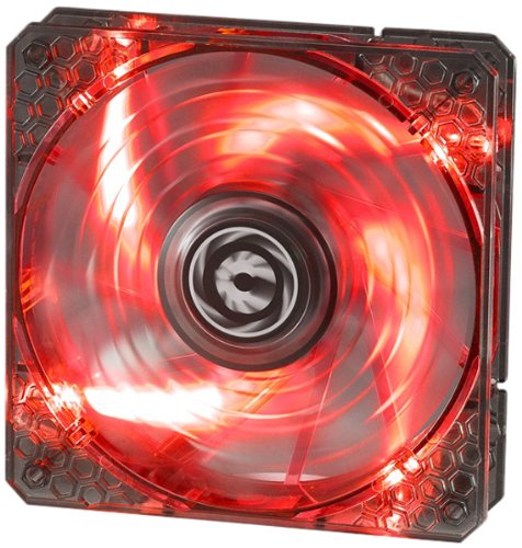 Preisvergleich Produktbild BitFenix Spectre Pro Lüfter 120mm rot LED / schwarz