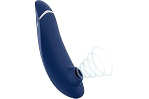 Womanizer Premium 2 Succionador de clítoris feminino | Estimulador de clítoris| Vibrador mujer sumergible | 14 niveles de intensidad | Juguetes eróticos para pareja sexuales | Azul