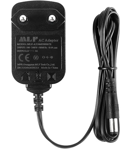 JZK Adaptateur d'alimentation 5V 1.5A AC vers DC, adaptateur d'alimentation 5  V, adaptateur d'alimentation de remplacement 5 V 1500mA 1A 0.5 A 0.3A,  chargeur pour routeur, pour audio/vidéo, bandes LED : Amazon.fr: