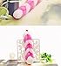 Faiosh-Bath ball (bar) color strip bath sponge large flower bath bath to pull back the artifact free Cuozao towel exfoliating bath F2014