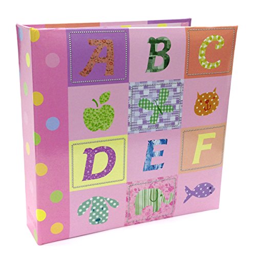 Arpan 10 x 15 cm Baby Photo Album 200 Hold Slip In case Memo Album - Alphabet