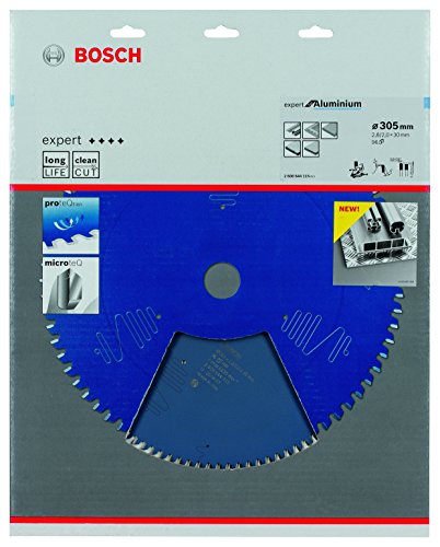 Bosch Kreissägeblatt Expert für Aluminium, 305 x 30 x 2,8 mm, Zähnezahl 96, 1 Stück, 2608644115 - 2