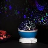 Next Generation 360° LED Starlight, Sternenlicht Projektor Sternen Einschlafhilfe Baby Nachtlicht für Kinder – blau - 5