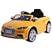Produktbild SIMRON-AUDI TT S tts Cabriolet Elektro Kinderauto Kinderfahrzeug Ride-On 12V Kinder Elektroauto (Gelb)