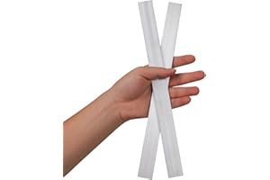 HOSIFIY 2 Pieces Square Aluminum Bar, 4 mm Thickness X 20 mm Width X 305 mm Length Square 6061 Aluminum Flat Plate for Industry Building