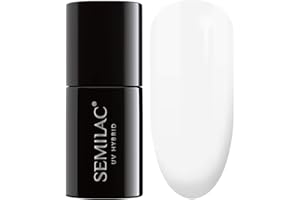 ‎SEMILAC Semilac UV Nagellack 001 Strong White 7ml Kollektion Black&White