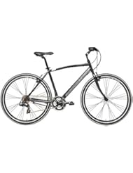 'Bicicleta Híbrida Cicli Adriatica Boxter Fy de hombre con marco de aluminio, ruedas de 28, Shimano 21 velocidades, negro