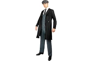 Funidelia Déguisement Officiel Peaky Blinders Tommy Shelby pour homme, Costume Années 20, Films & Séries, Déguisements de Carnaval, Halloween et Enterrements de vie de garçon