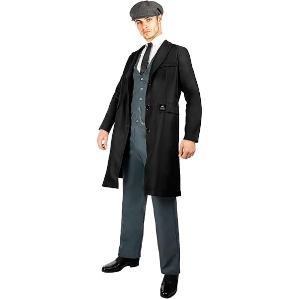 Disfraz De Gánster Años 20 Para Hombre – Set Completo Con Camisa, Pantalón, Tirantes, Sombrero, Pajarita Y Accesorios, Ideal Para Carnaval Y Fiestas Temáticas