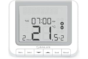 TEAM CONTROLS Salus RT520 Programmable Room Thermostat Boiler Plus Compliant Large Display- Hard Wired - NOT FOR WIRELESS USE