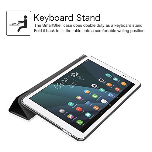 Fintie Huawei MediaPad T1 10.0 Hülle – Ultra Schlank Superleicht Ständer (SlimShell) Case Cover Schutzhülle Etui Tasche für Huawei MediaPad T1 10.0 LTE / WiFi (9,6 Zoll) Tablet-PC, Don’t Touch - 6