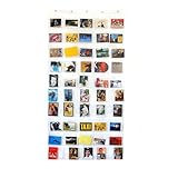 HAB & GUT (DV008) Duschvorhang mit 50 Taschen 90 x 180