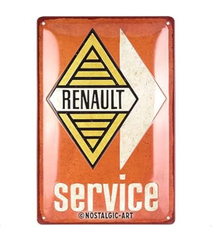 Plaque Acier Décoration vintage 30 X 20cm Renault Alpine A110 - Décoration