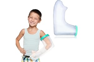 KSJEHW Wodoodporne ramię, ochrona przed gipsem, dla dorosłych, ochrona prysznica, wielokrotnego użytku, gips (50 x 35 cm)