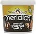 Produktbild Meridian natürliche crunchy Erdnussbutter - ohne Zuckerzusatz und ohne Zusatz von Salz - 1kg