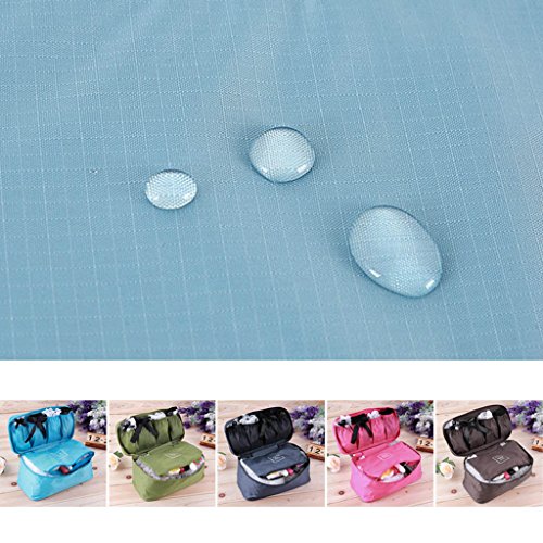 Tragbare Reisen aufbewahrungstasche Kosmetikum Tasche Sport 5-Farbe – Blau - 7