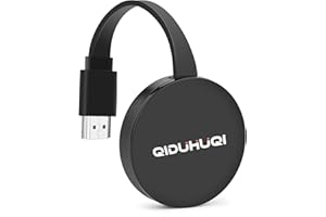 QIDUHUQI Wireless Display Adapter, Miracast HDMI Dongle Screen Mirroring Dongle Support Miracast/DLNA/Airplay Compatible for i-Phone i-OS/Windows/Android/Mac OS/Monitor