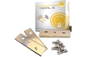 Roboter Deals Zubehör - Rasier-Klingen, Ersatz-Messer (9 Stück) inkl. Schrauben für Robolinho 500E, 700E, 1150W, 1200E, 2000E