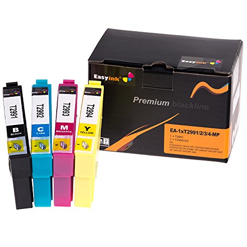 4er Set EasyInk Druckerpatronen zu EPSON T2991XL - 2994XL für Epson Expression Home XP-332, Expression Home XP-335, Expression, Expression Home XP-432, Expression Home XP-435
