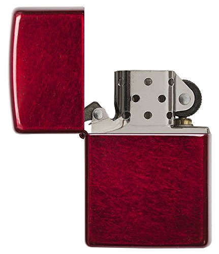 Zippo 21063 Windproof lighter without logo, Candy Apple Red, Regular