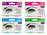 Julienne Eyelash and Brow Permanent Colour Tint 15ml with FREE eye wand applicator