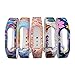 Price comparison product image XCSOURCE 5pcs Flower Pattern Replacement WristBand Wrist Strap for Xiaomi Mi 2 Brand Millet Smart Bracelet TH475