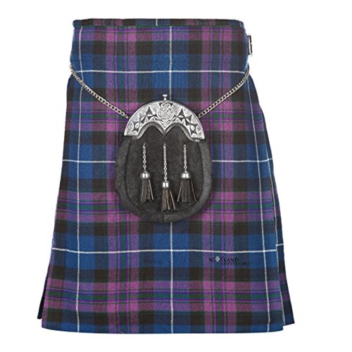 Escocés Pride Of Escocia Tartán 5 Yarda Acrílico Kilt Talla 30-54 - Multi, 48 Inch