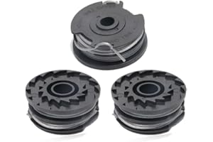 ERHUO Bobina a Filo per Tagliabordi Confezione da 3 Pezzi Φ1,6 mm 6 m Strimmer Bobina di Ricambio per Bosch Art 24 24+ 27 27+ 30 30LI 30-36 LI