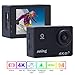 Produktbild Action Kamera, Juning 4K WiFI Ultra HD Multifunktions Sport-kamera 2 Zoll/ 1080P Pixel /170° Weitwinkel-Objektiv, Wasserfeste 30 Meter entfernt, WiFi können Ihr Telefon und Computer verbinden, Ausgestattet mit zwei Batterien