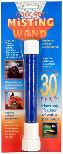 CoolPet Misting Wand - cools your pet with water mist! Fits onto garden hose