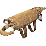 OneTigris Taktische MOLLE Weste Geschirr Hundegeschirr Hundeausbildung