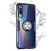 Produktbild IRONB für XiaoMi Mi 9T Hülle,Transparente PC + TPU Hybrid Armor Stoßdämpfung Kratzfeste 360 Grad Rotierenden magnetischen Ring Halterung Hülle für XiaoMi Mi 9T-Blau
