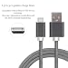 Produktbild High Speed USB-auf-Micro-USB-Typ B Anti Fray Ladekabel | 1 m/3,3 ft | – Für Android, Xbox One und PS4 Controller | Prime) | Nylon geflochten Ladegerät & Datenübertragung Kabel | Space Grey