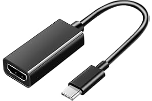 Momowin USB C auf HDMI Adapter，USB c zu HDMI Kompatibel für Thunderbolt 3，Für iPhone 15Pro/15Pro Max MacBook Pro/Air、Pixelbook、Surface Go、iPad Pro、XPS、Video-Audioausgabe für Samsung Galaxy S/Note.