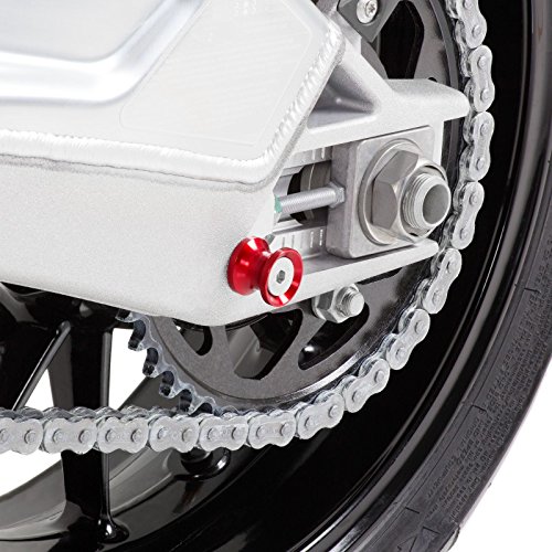 Paddock Stand Bobbins Assen M6 Red For Yamaha FZ1/Fazer/ FZ8, MT-01/MT-03/MT -10, MT-07/MT-09/ Tracer, XSR 700/ XSR 900/Abarth, YZF-R1/YZF-R3/ YZF-R6/S - View #10