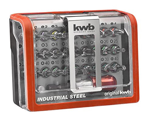 kwb Bitbox 162700 (mit vielen gängigen Standard-Bits, in patentierter Design-Bitbox, inklusive Bithalter für Akkuschrauber) - 2