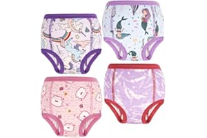 MOEMOE BABY Töpfchen Trainingshose 4 Stück Baby Trainingshosen Töpfchen Unterwäsche Kinder für Mädchen 3 Jahre