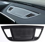 Paket enthalten: 1 stück MAVMAX Für x1 f48 2016-2018 für x2 f47 2018 aluminiumlegierung Center Control Console armaturenbrett Lautsprecher Abdeckung Trim zubehör