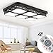 Produktbild MYHOO 64W Modern LED Deckenleuchte Deckenlampe Wohnzimmer Flurleuchte Küche Panel Leuchte Dimmbar (3000-6500K) [Energieklasse A++]