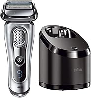 Braun Series 9 9090cc elektrischer Rasierer mit Reinigungsstation silber