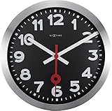 Die Maße der runden Wanduhr betragen ø 35 cm x 4,5 cm