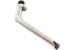 Perfeclan Guidon Potence Vélos Accessoires 22.2mm Tube Col de Cygne Forme Riser Potence Pièces en d'Aluminium pour Vélos Beach of Cruiser Vélos à Gaz