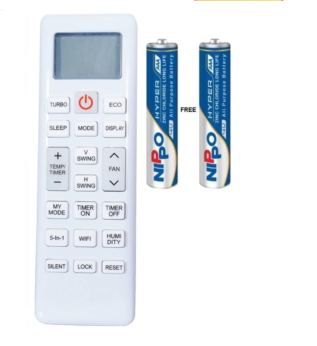 Original AC Remote Compatible for Lloyd AC Remote Original Non WiFi (Come with 2 AAA Batteries)