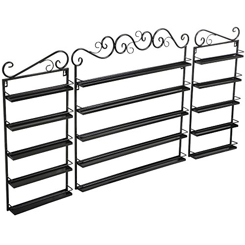 Yahee Nagellack Wandorganizer Aufbewahrung Anzeigen ätherischen Ölen zur Wandmontage 3 in 1 - 4